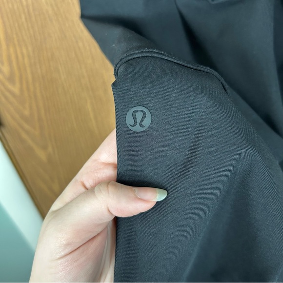 Lululemon Black Essential High Rise Trouser Pants Tapered Leg - Picture 7 of 8